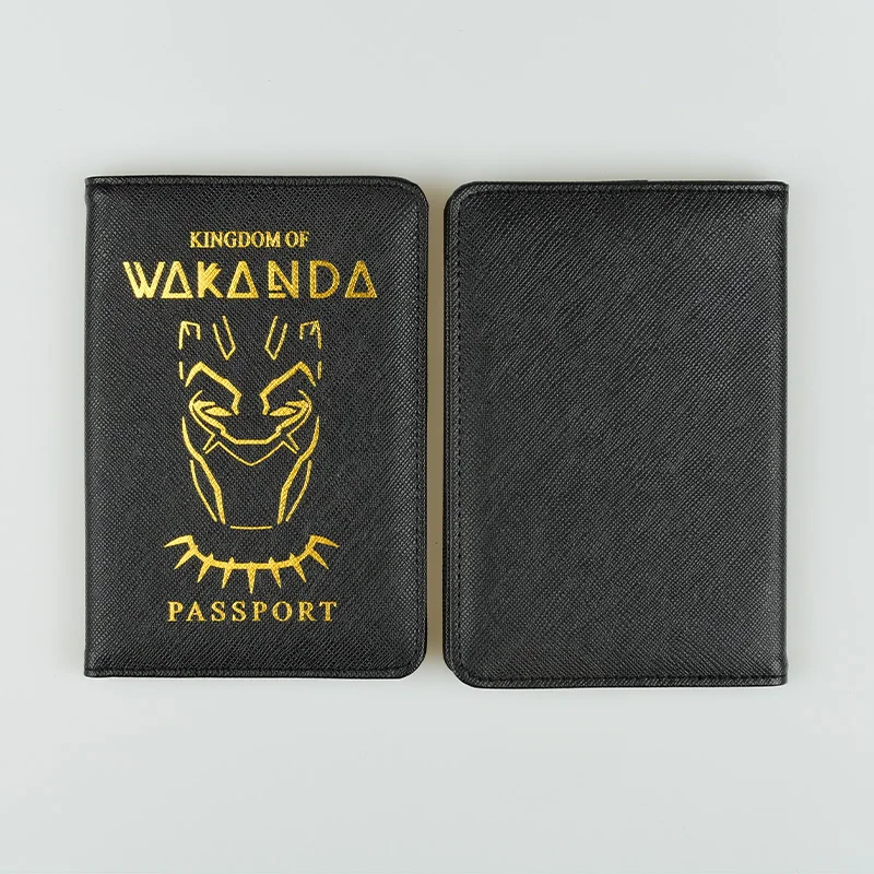 DIKEDAKU Wakanda Держатель для паспорта Rfid крест узор из искусственной кожи Обложка для паспорта Asgard паспорт кошельки Кошелек Прямая поставка