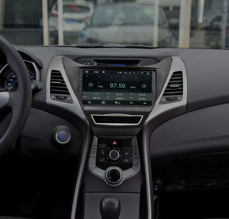 " Восьмиядерный Android 8,0 автомобильный gps-навигатор плеер для hyundai Elantra Avante 2013- Авторадио