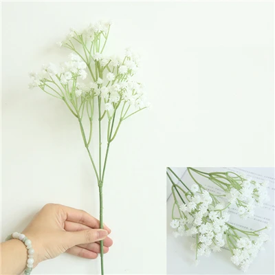 Style 1 QiARSOYOO Красивые Искусственные Gypsophila цветы babysbreat свадебные украшения, искусственные цветы, садовое украшение, домашний декор - Цвет: Style 1