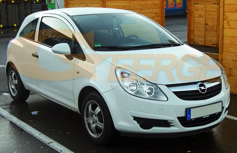 Для Opel Corsa D 2006 2007 2008 2009 2010 2011 галогенные фары отличное Ультра яркое освещение CCFL ангельские глазки комплект