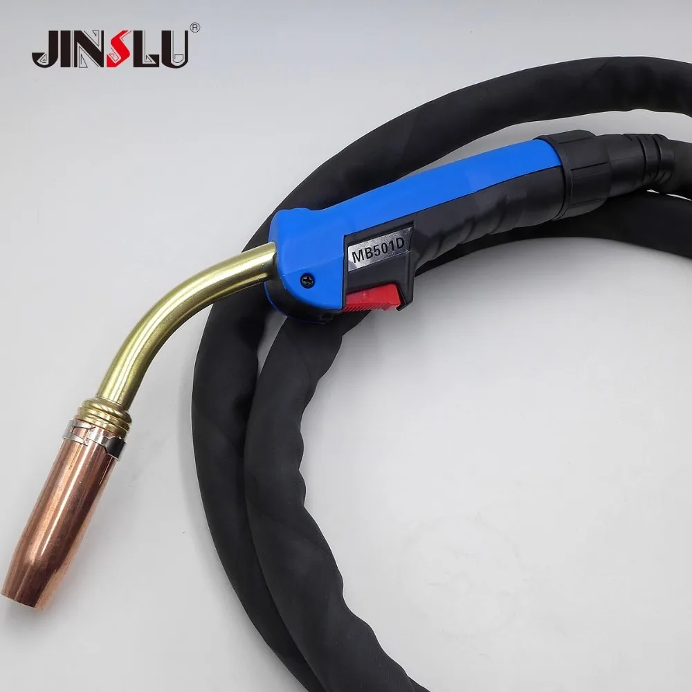 4 Meters 1.2mm with extra aluminium welding nylon Liner MB 501D MB501 Mig Torch Gun Water Cooled with Euro Connector Connection enlarge