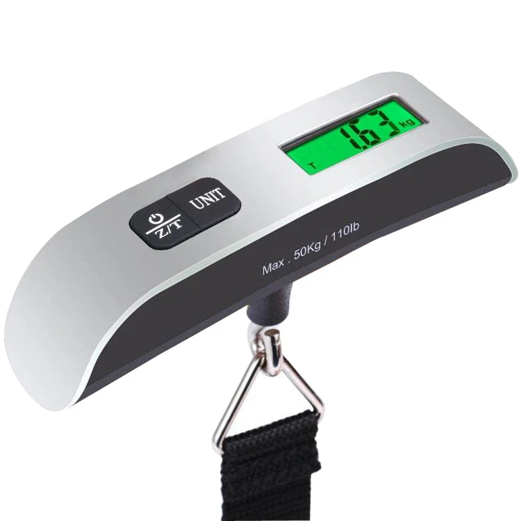 Urijk 50 кг/10 г цифровые весы lcd переносная шкала багажа портативные высокого