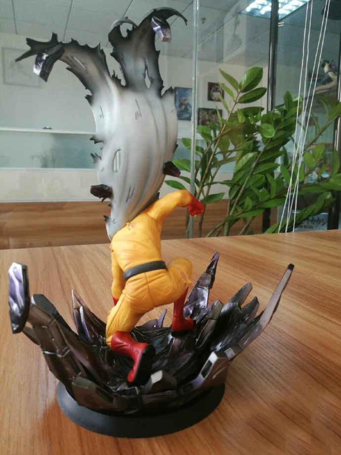 Аниме 25 см Сайтама ONE PUNCH MAN Статуэтка из ПВХ Рисунок Модель Коллекция