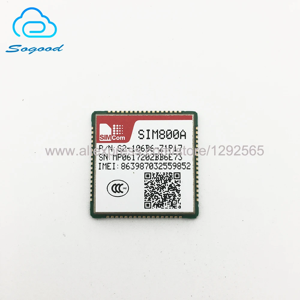 100% Новый оригинальный 2 шт. SIM800A SIMCOM модуль двухдиапазонный GSM/GPRS беспроводной без