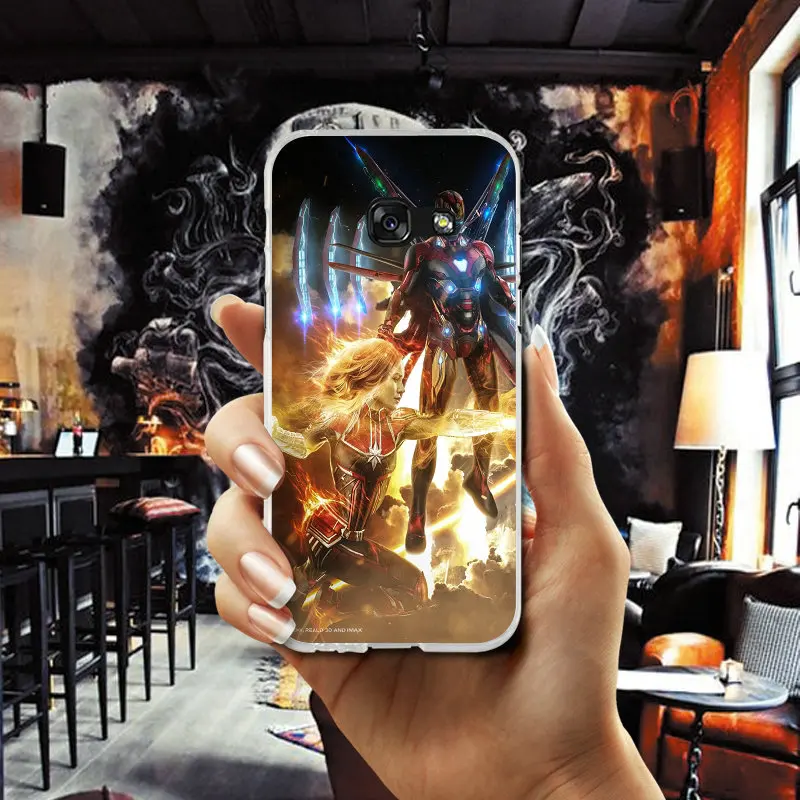 Марвел Капитан Movie 2019 для Samsung Galaxy A3 A5 A7 J1 J2 J3 J4 J5 J6 J7 2016 2017 2018 сумки мягкие