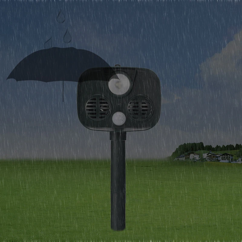 Новинка 2019 ультразвуковой отпугиватель птиц на солнечной батарее для сада