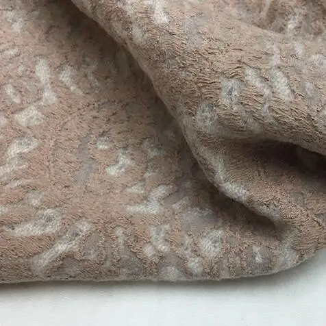 Мягкий эластичный вязаный кашемировый шерстяной композитный кружевной вышитый тканевый патч для свадьбы diy текстиль твид ткань telas por metro A537