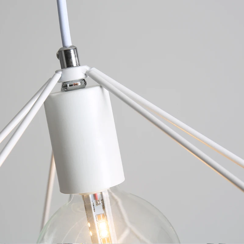 Modern Nordic pendant lights Creative Individuality Restaurant Bedroom kitchen hanging lamps Cafe Bar Window Iron light fixtures | Лампы и