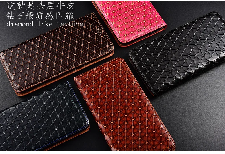 HX15 чехол из натуральной кожи с магнитной подставкой и откидной крышкой для Xiaomi Redmi Note 7(6,3 '), чехол с откидной крышкой для Redmi Note 7, чехол со слотом для карт
