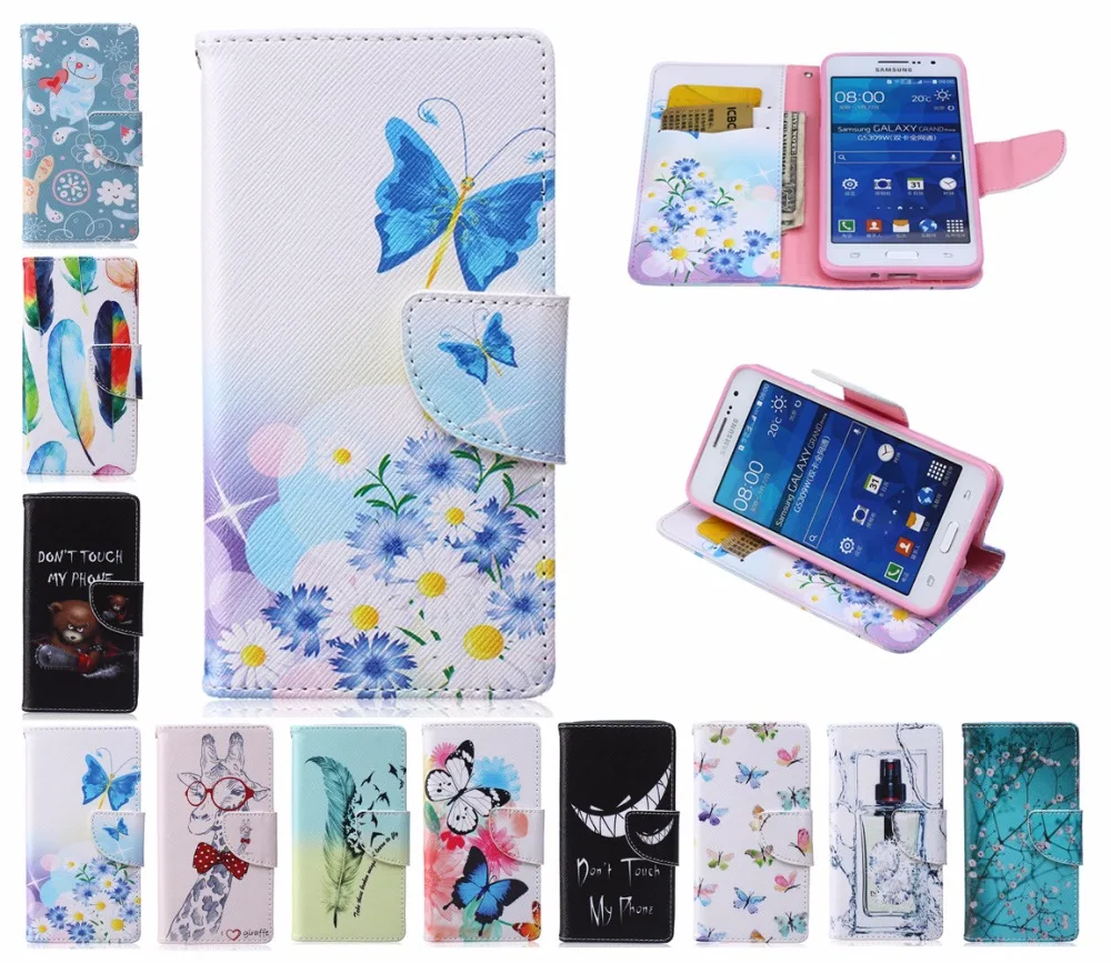 Магнитный флип чехол для Samsung Galaxy Grand Prime G530H SM G531 G531H G531F G531H/DS кожаный телефона|case