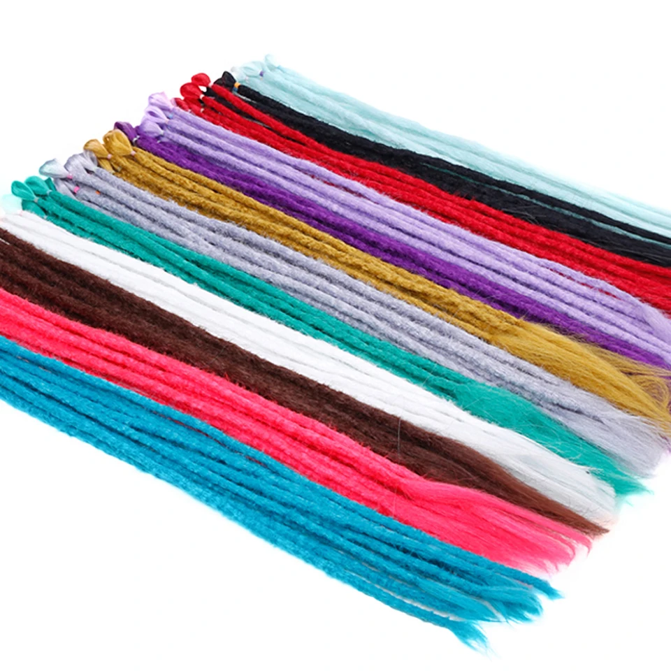 MUMUPI Fashion High Quality 22Inches Straicht Crochet Twist Braiding Hair Dread Locks Synthetic Extensions Headwear |
