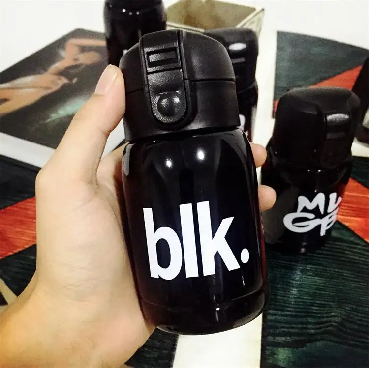 180 мл маленький металлический вакуумный изолированный термос с черепом из