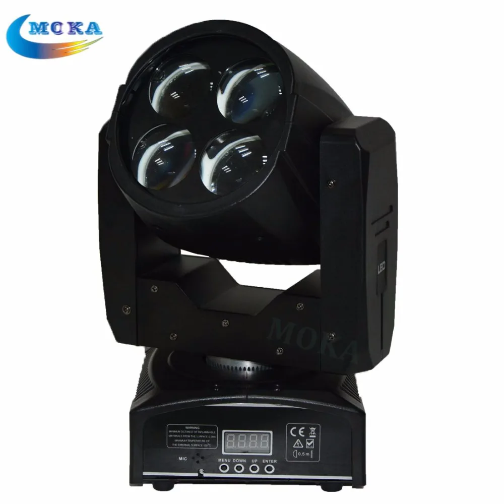 2 шт./лот хит продаж Mini RGBW 4*10 Вт светодиодный прожектор с движущейся головкой
