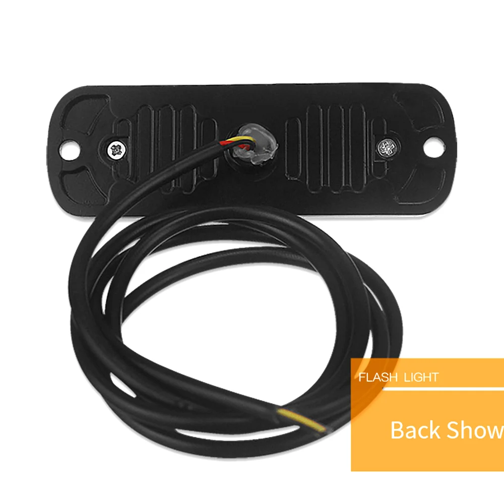 Водонепроницаемый 4LED 12W фары для автомобилей Грузовик Мотоцикл вспышки света