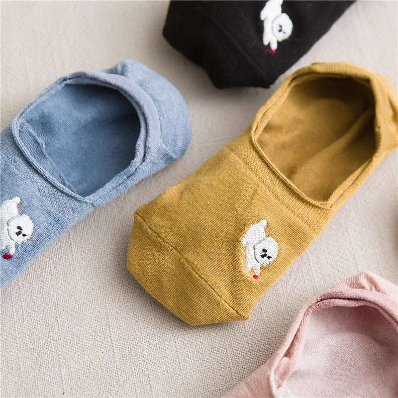 SP & CITY/летние женские короткие носки 5 пар/компл.. Женские силиконовые Носки с