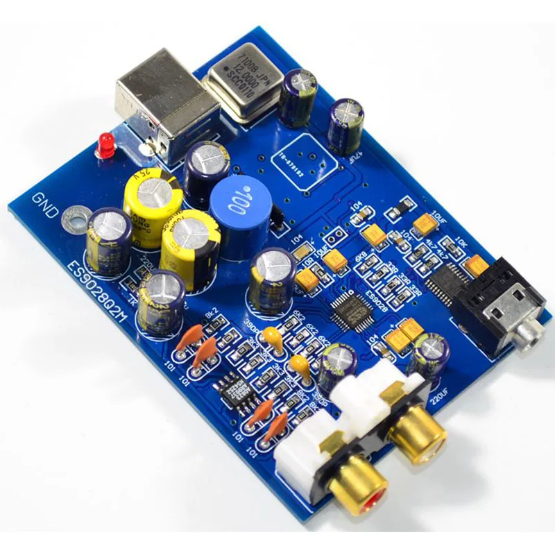 USB декодер Nvarcher ES9028Q2M + SA9023 плата декодирования звука ЦАП аудиокарта для