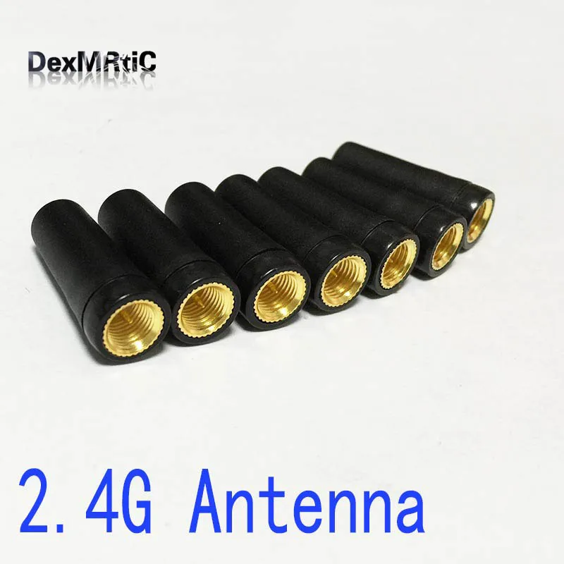 1 шт. 2,4 ГГц 2dbi Zigbee антенна Мини Короткая 2,75 см резиновая антенна SMA разъем для Wi-Fi роутера#2
