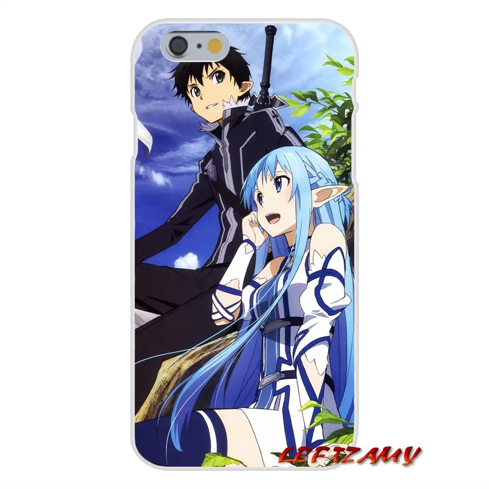 Sword Art Online SAO Anime Manga для iPhone X XR XS MAX 4 4S 5 5S 5C SE 6 6S 7 8 Plus ipod touch аксессуары чехол
