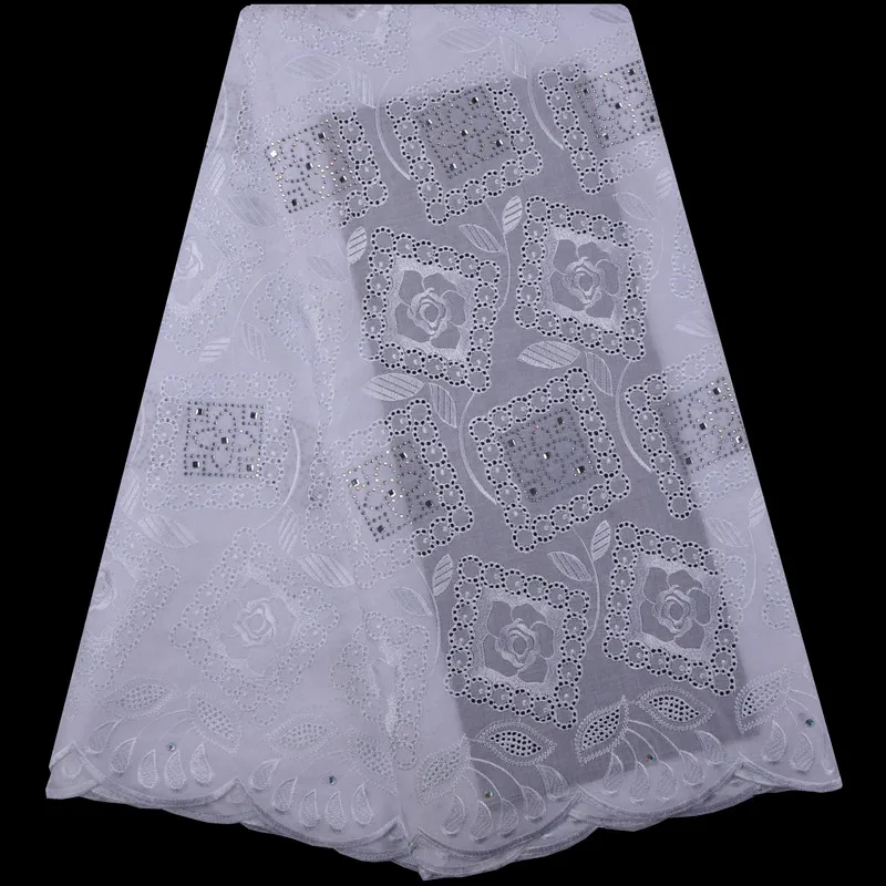 Best Sale Lace Cotton Swiss Voile Laces Purple Color African Material Fabric Embroidered For Party F1339 | Дом и сад