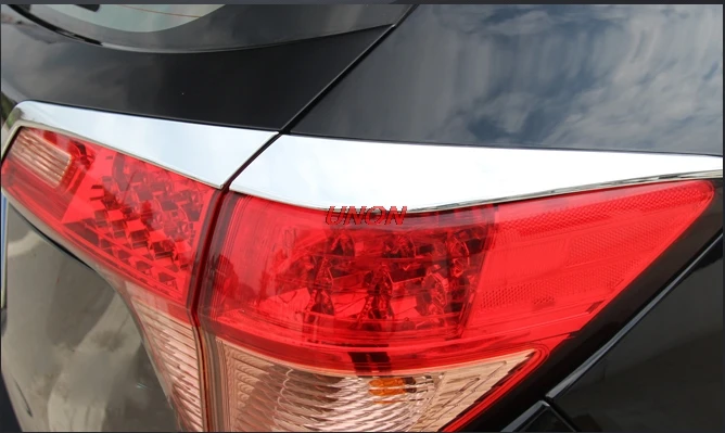 Для HONDA VEZEL HR-V вариабельности сердечного ритма CHROME фонарь лампа крышка отделка прокладки литья заднего света Тюнинг автомобилей