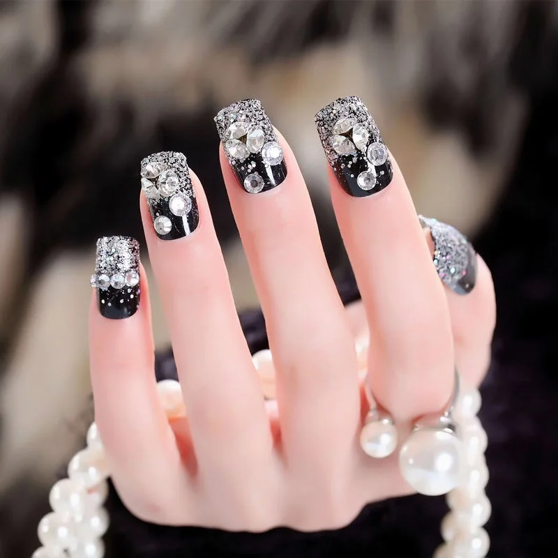 

500Pcs 3D Nails Art DIY Decoration Round Shape Rhinestones Pointback Glass Crystal Mixed Color Glitter Rhinestones Applique