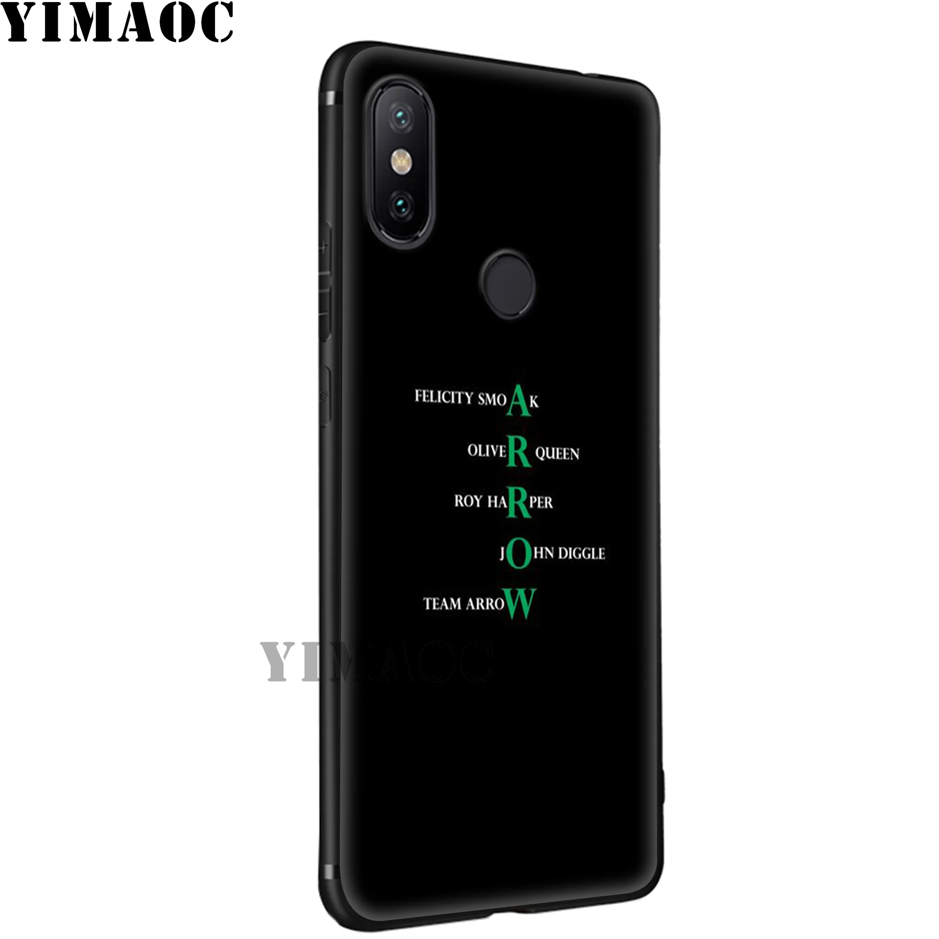 YIMAOC Green Arrow Tv Shows Soft Case for Xiaomi Mi 9T 9 8 Se 6 MAX 3 A1 A2 Lite MiA1 MiA2 CC9E CC9 6X 5X POCOPHONE F1 |