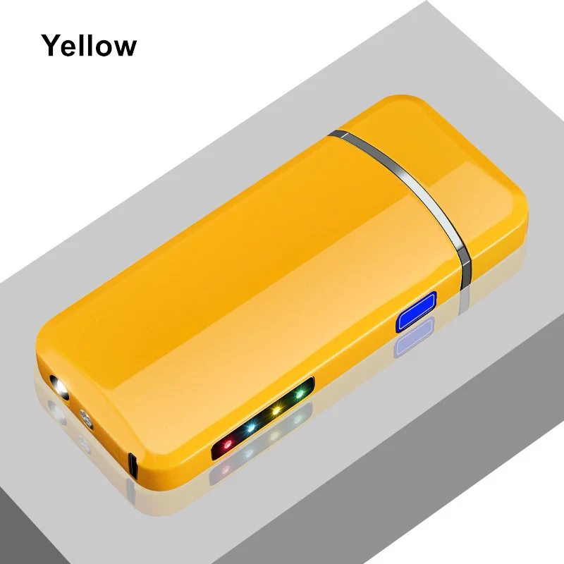 Светодиодный светильник электронная USB Зажигалка Ветрозащитная беспламенная двойная дуга сигаретный светильник er модные гаджеты аксессуары для курения плазменный светильник