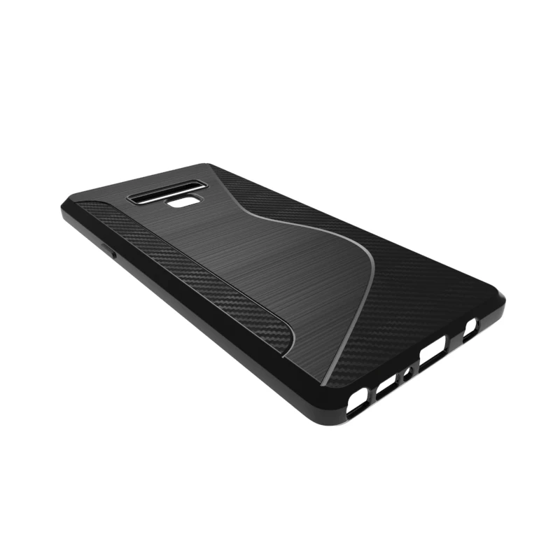 10pcs/lot.black shockproof Anti-skid S Line TPU Gel Skin Case Cover For Samsung galaxy note 9 |