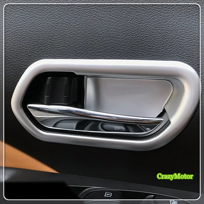Для Nissan Kicks 2016 2020 Авто Матовая Внутренняя Боковая ручка двери бант наклейки