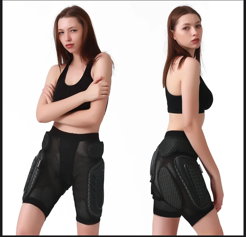 Короткие штаны для катания на лыжах защита коньках защитные толстые шорты