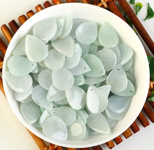 DYY 1027 + Оптовые натуральные изумруды подлинные нефритовые лепестки Бирмы