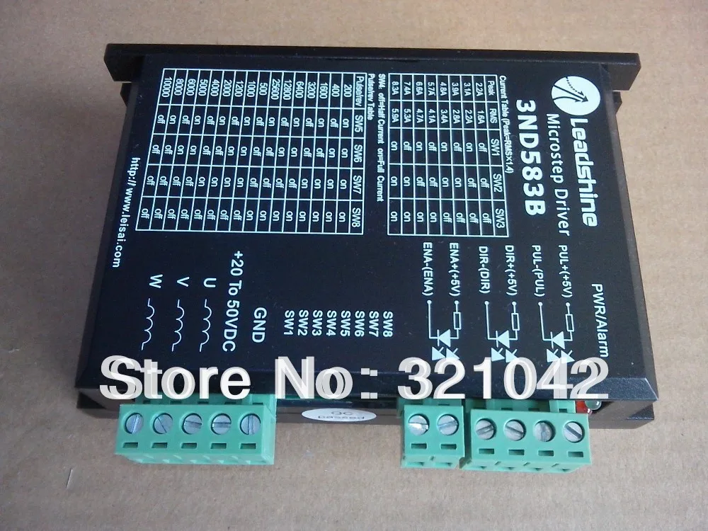 3ND583B/Драйвер Leadshine 3ND583/3 фазный шаговый привод/драйвер для ЧПУ фрезерного станка