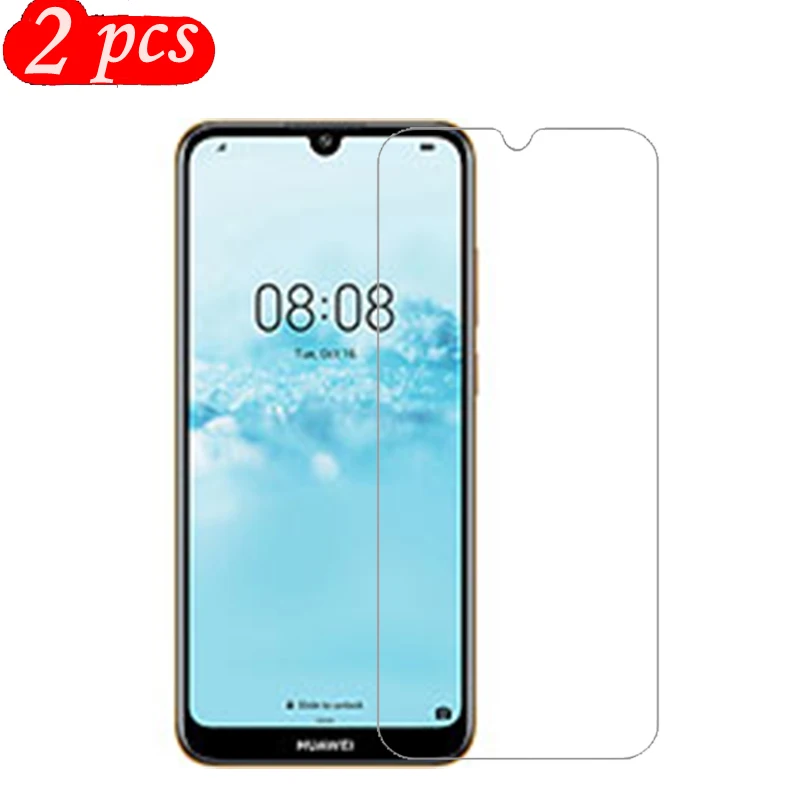 2 шт. закаленное стекло для защиты экрана Huawei Y6 2019 9H 2.5D Взрывозащищенная защитная
