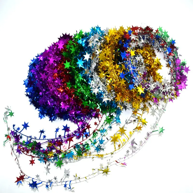 7 5 м вечерние подвеска в виде рождественской елки проволока пятиконечная звезда