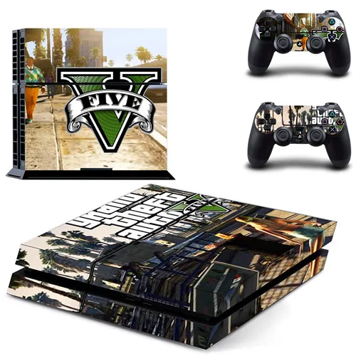 DPTM1636 Grand Theft Auto V GTA 5 наклейка для PS4 виниловая наклейка, стикер для sony Playstation 4 консоль и контроллер наклейка для PS4 наклейка - Цвет: DPTM1636