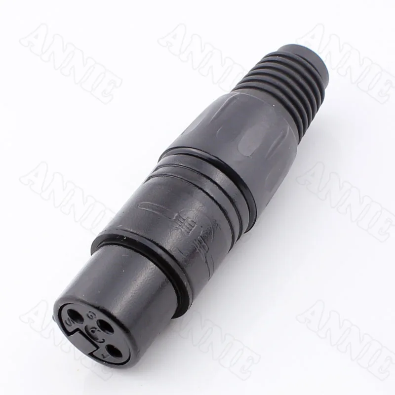 Позолоченная штепсельная Вилка для микрофона Neutrik YS с 3 контактным разъемом XLR и