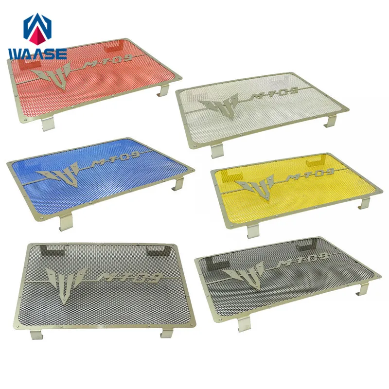 

waase Motorcycle Radiator Protective Cover Grill Guard Grille Protector For Yamaha MT-09 MT 09 FZ-09 MT09 Tracer 2014 2015-2020