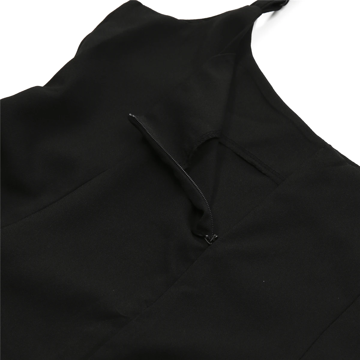 Юбка плиссированная женская черная с высокой талией на подтяжках S-2XL | Женская