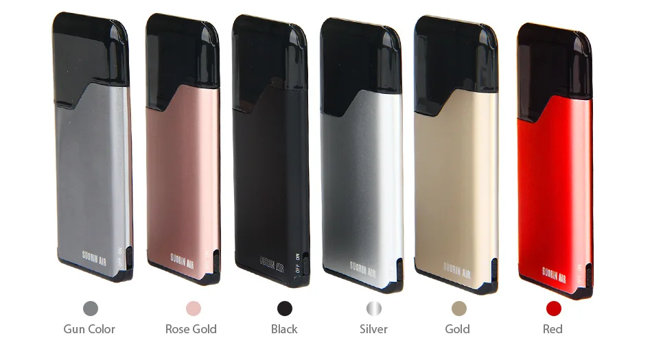 Пусковой комплект Suorin Air 400mAh встроенный аккумулятор с картриджем 2 мл портативный размер и индикатор питания Светильник электронная сигарета паровой комплект