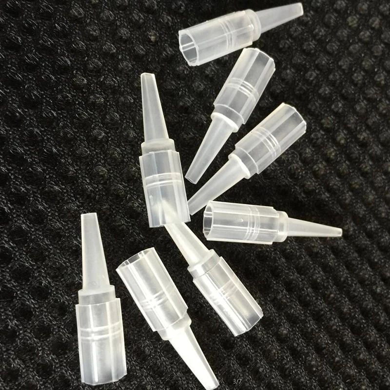 

5F* 100pcs Permanent Makeup Disposable Tattoo Needles Tips Plastic Permanent Makeup Caps Supplies Free Shipping
