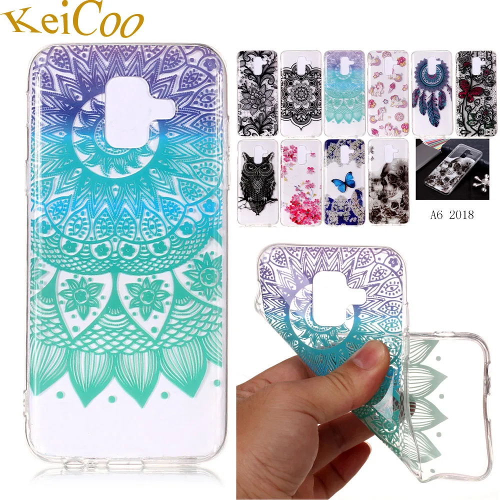Shockproof Cases For SAMSUNG Galaxy A6 2018 SM-A600FN/DS Soft Silicon Clear Slim TPU (2018) 32GB 64GB Covers Full |