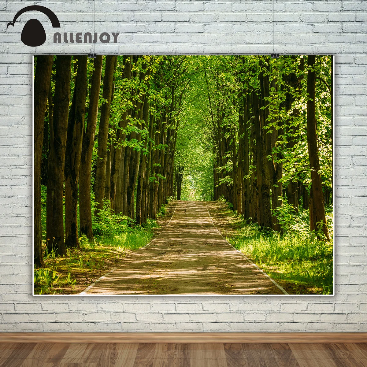 Allenjoy фоны для фотостудии дорожка Дорога зеленые деревья лес Красивая дорога