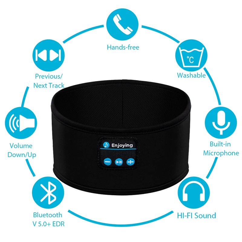 Highever повязка с Bluetooth наушники для сна Йога Аксессуары зима Вязание подарки |