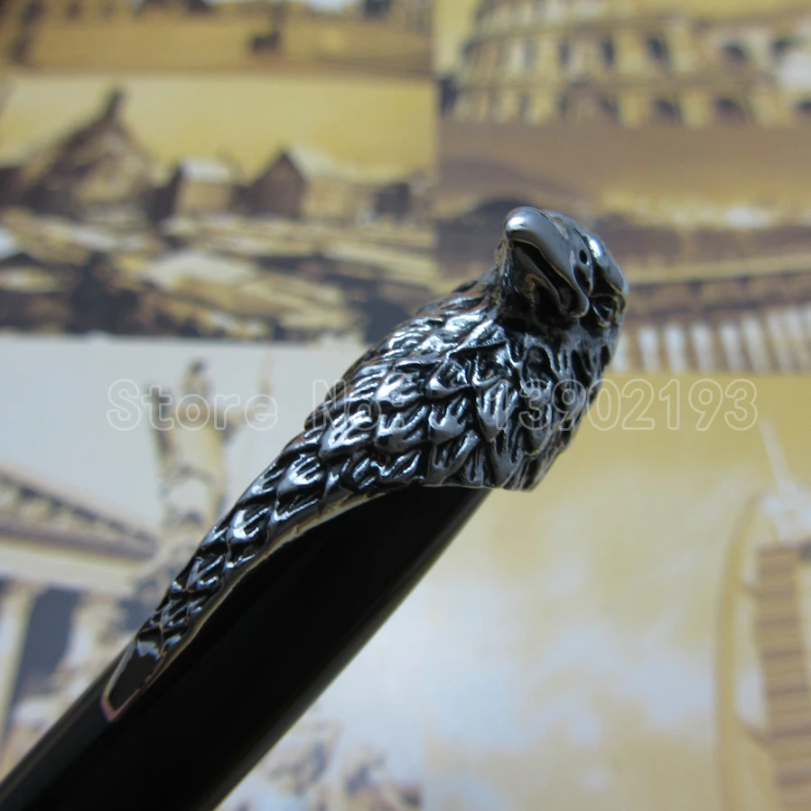Promotion!!! Fuliwen pen Roller Ball Pen Brand good quality Black and American Bald Eagle Head Clip Red Fl1092411 | Канцтовары для
