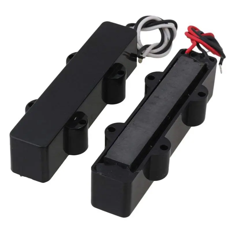 Черный шейный мостовой бас шнур герметичный пикапы Набор для JB 4 струнный