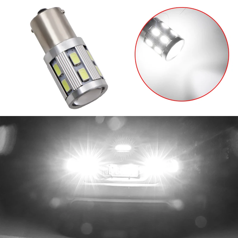 1 шт. 1156 BA15S 12 SMD Cree светодиодный чип p21w R5W Автомобильный светильник лампа заднего