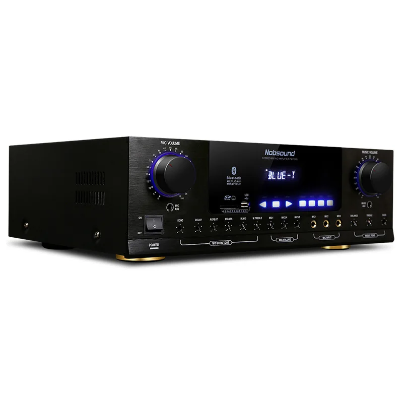

Nobsound PM1000 Professional KTV karaoke Bluetooth amplifier Support MP5 USB / SD Play APE Music Home Amplifier