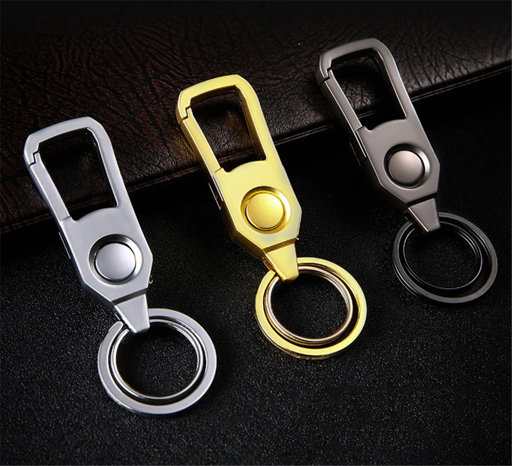 Bycobecy Male And Female Universal Key Holder LED With Light DIY Metal Case Men's Car Custom Creative Pendant Organizer | Багаж и