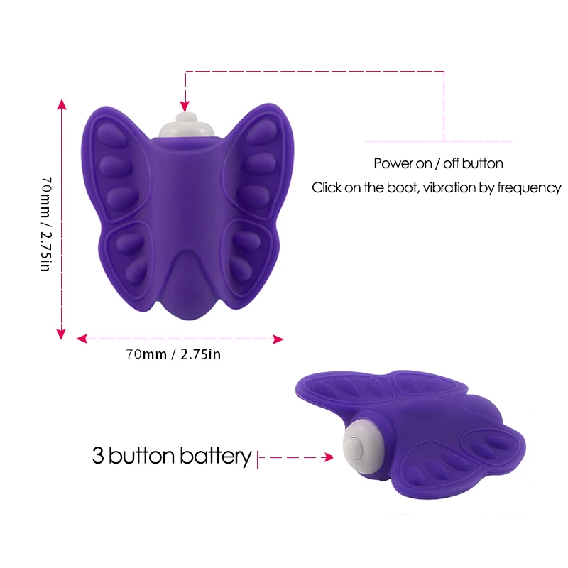 Вибратор в виде бабочки фаллоимитатор соски взрослых эротические игрушки Вагина