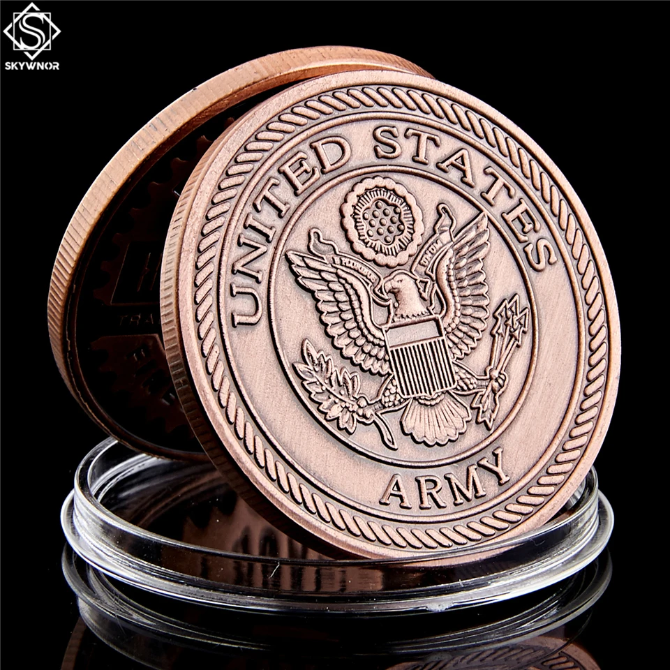 Американский военный вызов монета в США Армейская модель танк Patton новинка